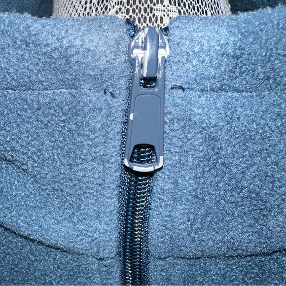 Columbia Full Zip Fleece Jacket Dark Blue-Green Size XL - Picture 3 of 12